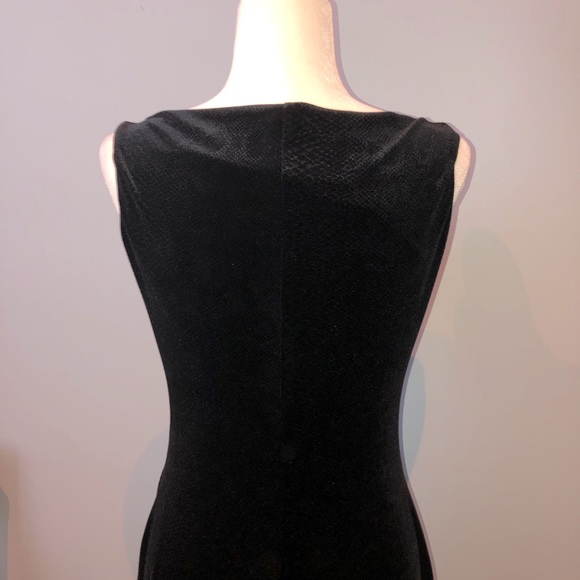 Diane Kroe Black Velvet Dress - Picture 4 of 6